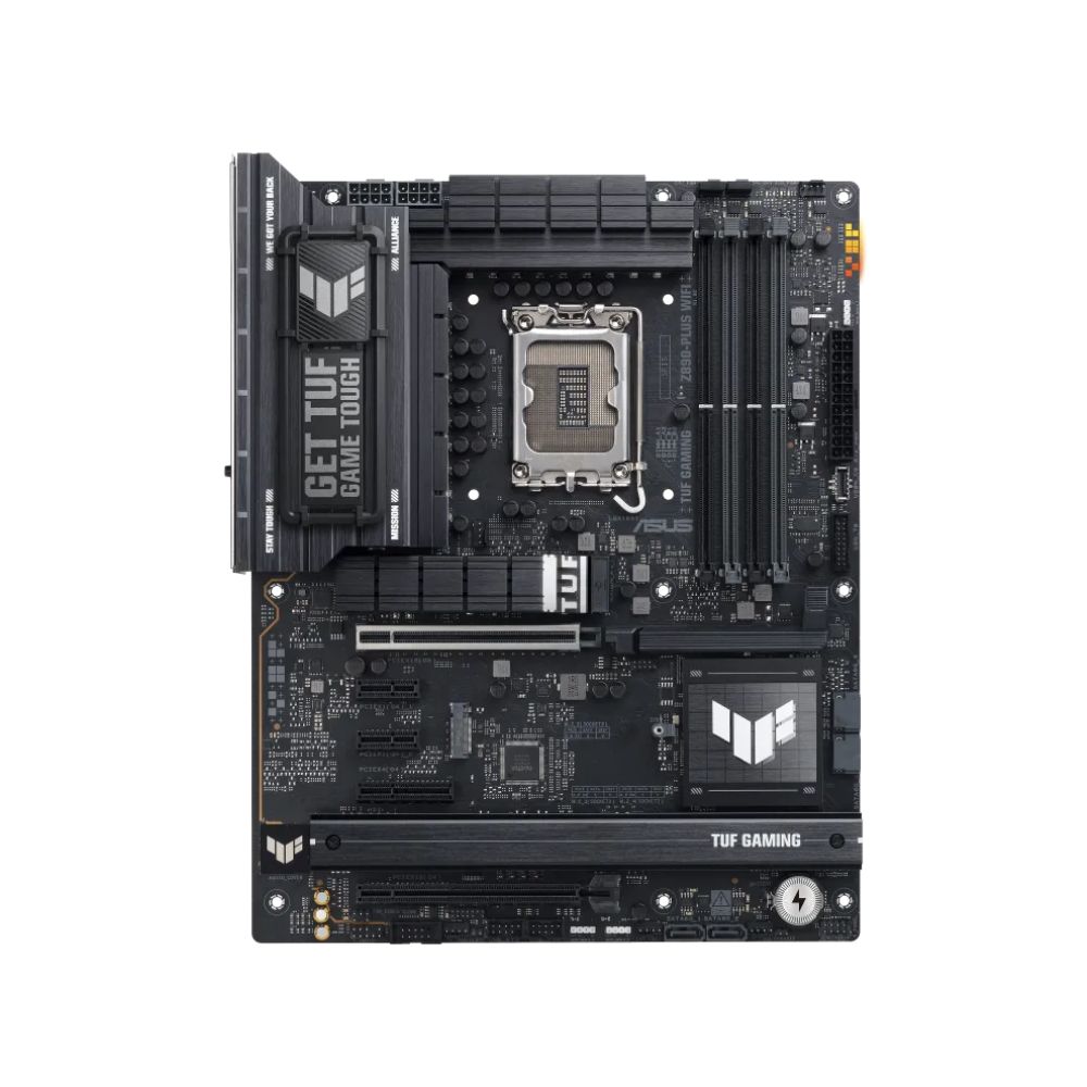 Купить Сист.плата ASUS TUF GAMING Z890-PLUS WIFI, Z890, 1851, 4xDDR5, PCI-E x16, PCI-E x1, M2,SATA,DP,HDMI,Thundrbolt. WIFI,BOX в Алматы