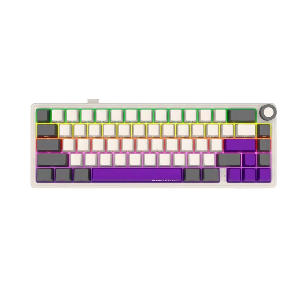 Купить LORGAR KBP70MW, Wireless 65% Mechanical Gaming Keyboard Pro, White, EN/RU layout в Алматы