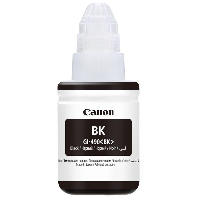 Купить Чернила Canon/INK GI-490 BK/Струйный/№490/черный/135 мл в Алматы