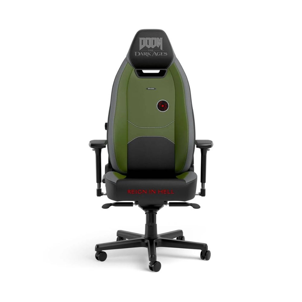Купить Игровое кресло Noblechairs LEGEND Gaming Chair - DOOM the Dark Ages Edition <подлокотник 4D, газлифт 4, NBL-LGD-PU-DDA> в Алматы
