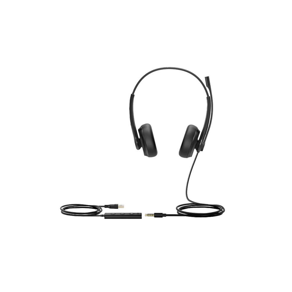 Купить Yealink UH34 SE Dual UC Дуо, Проводная, HD звук, USB и 3,5mm jack в Алматы
