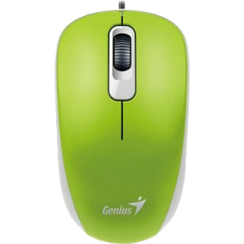 Купить Мышь оптическая  Genius DX-110, USB, Green, G5 31010116105 в Алматы