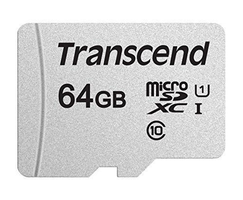Купить Карта памяти MicroSD 64GB Class 10 U1 Transcend TS64GUSD300S в Алматы