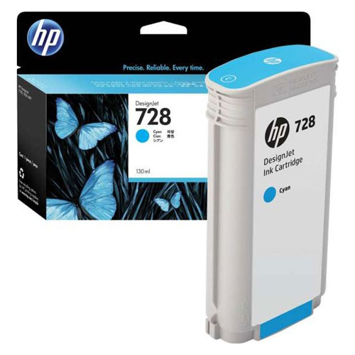 Купить Картридж HP Europe/F9J67A/Чернильный/голубой/№728/130 мл/ в Алматы