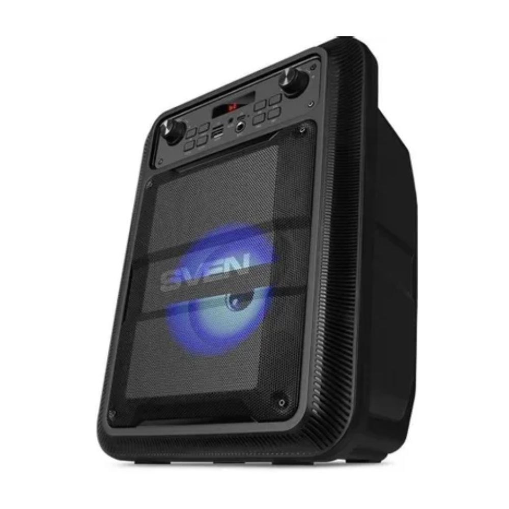 Купить Колонка SVEN PS-400, black (12W, TWS, Bluetooth, FM, USB, microSD, LED-display, 1200mA*h)&nbsp;SV-020491 в Алматы