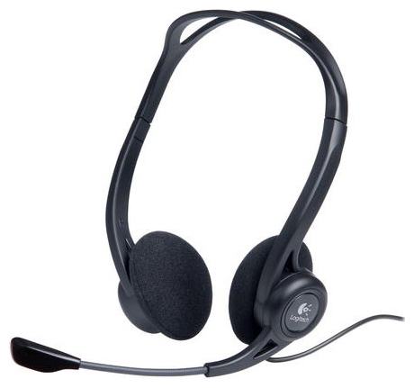Купить Гарнитура Logitech PC960 (USB, элементы управления на кабеле, кабель 2.4м) в Алматы