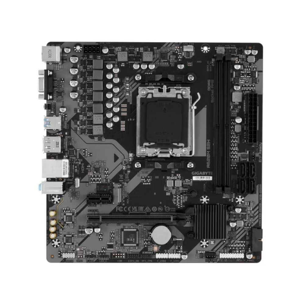 Купить Сист.плата Gigabyte A620M S2H, A620, 2xDDR4, PCI-E4 x16, 1xPCI-E x1, 1xM.2, 4xSATA, HDMI, LAN1GbE, BOX в Алматы
