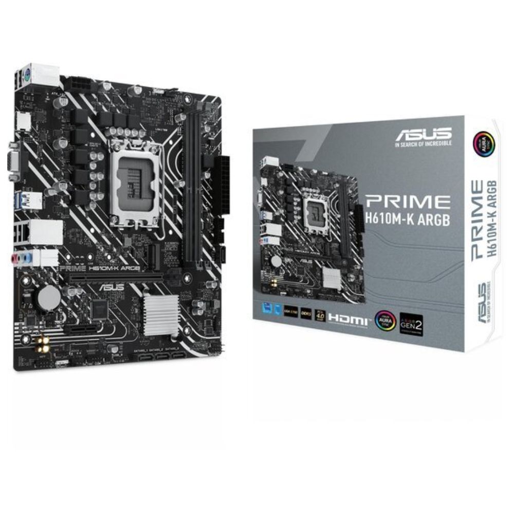 Купить Материнская плата ASUS PRIME H610M-K ARGB, LGA1700 2xDDR5 в Алматы