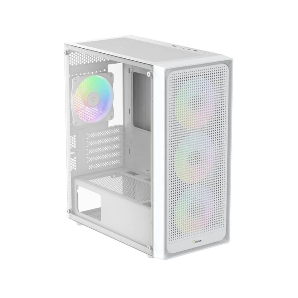 Купить Корпус Ocypus Gamma C50 WH ARGB mATX/ITX 3xUSB Белый Gamma-C50-WHG400XX-GL в Алматы