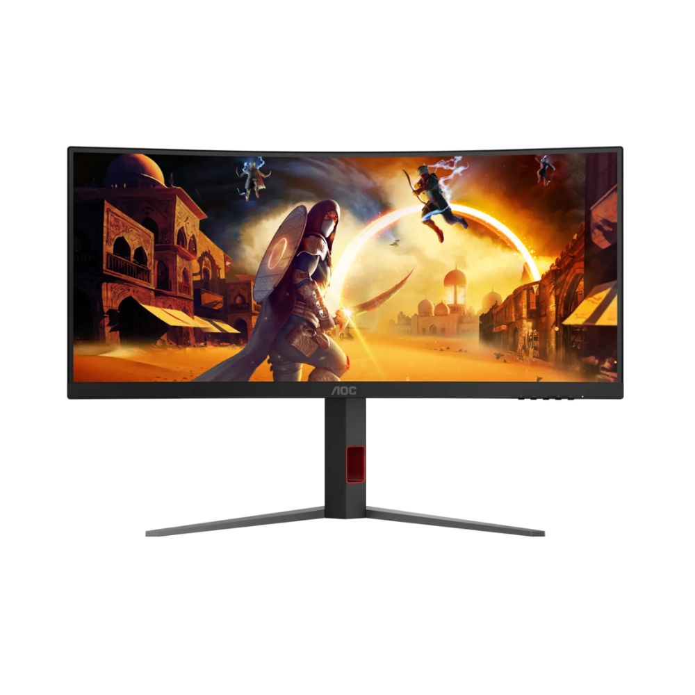 купить Монитор 34* AOC Gaming CU34G4Z/01, Black-Red, VA, 3440x1440@240Hz, 450кд/м2, 2500:1, 1ms, 2xHDMI, DP CU34G4Z/01/00 в Алматы