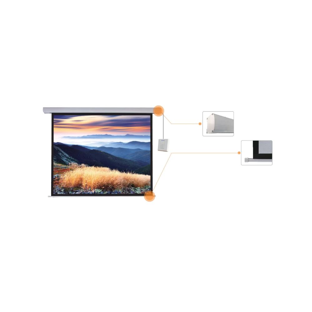 Купить Экран моторизованный Mr.Pixel MSPSAC200V2, 4:3, 406 х 305 см в Алматы