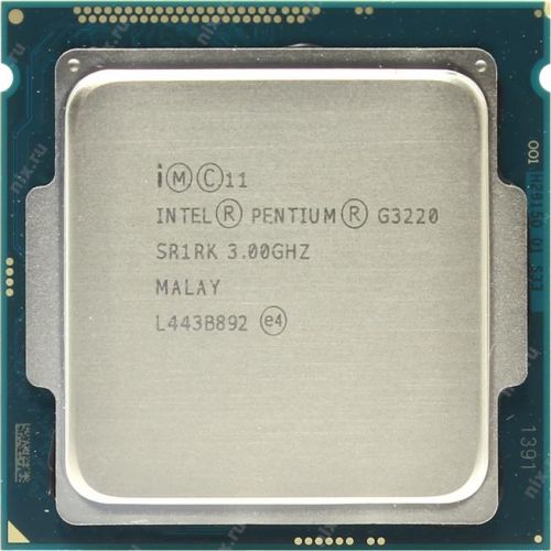 Купить Процессор Intel 1150 G3220 3M, 3.00 GHz HD oem 2 Core Haswell (G3220 oem) в Алматы