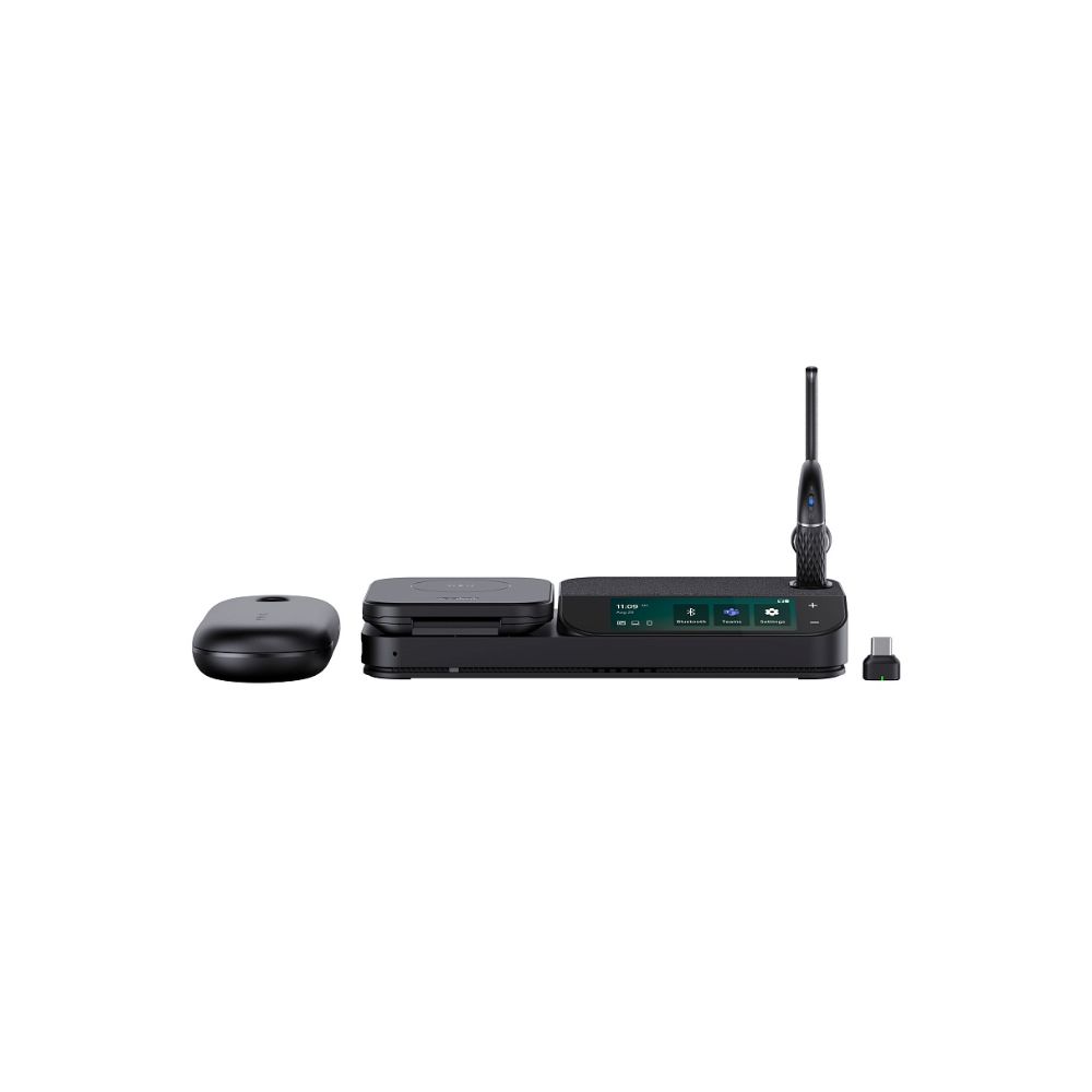 Купить Yealink BH71 Workstation Pro, Беспроводная Bluetooth, Шумоподав,Зарядка Qi,Дисплей 3**,USB-хаб,зарядный кейс в Алматы