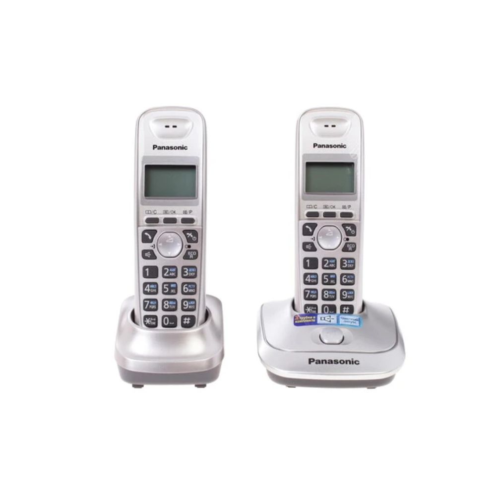 Купить Радиотелефон PANASONIC KX-TG2512 (RUN) Титановый в Алматы
