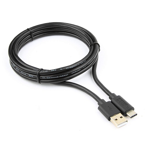 Купить Кабель USB Cablexpert CCP-USB2-AMCM-6, USB2.0 USB/Type-C, 1.8м, пакет в Алматы