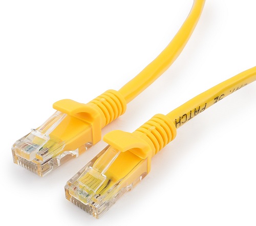 Купить Патч-корд UTP Cablexpert PP12-30M/Y кат.5e, 30м, литой, многожильный (жёлтый) в Алматы