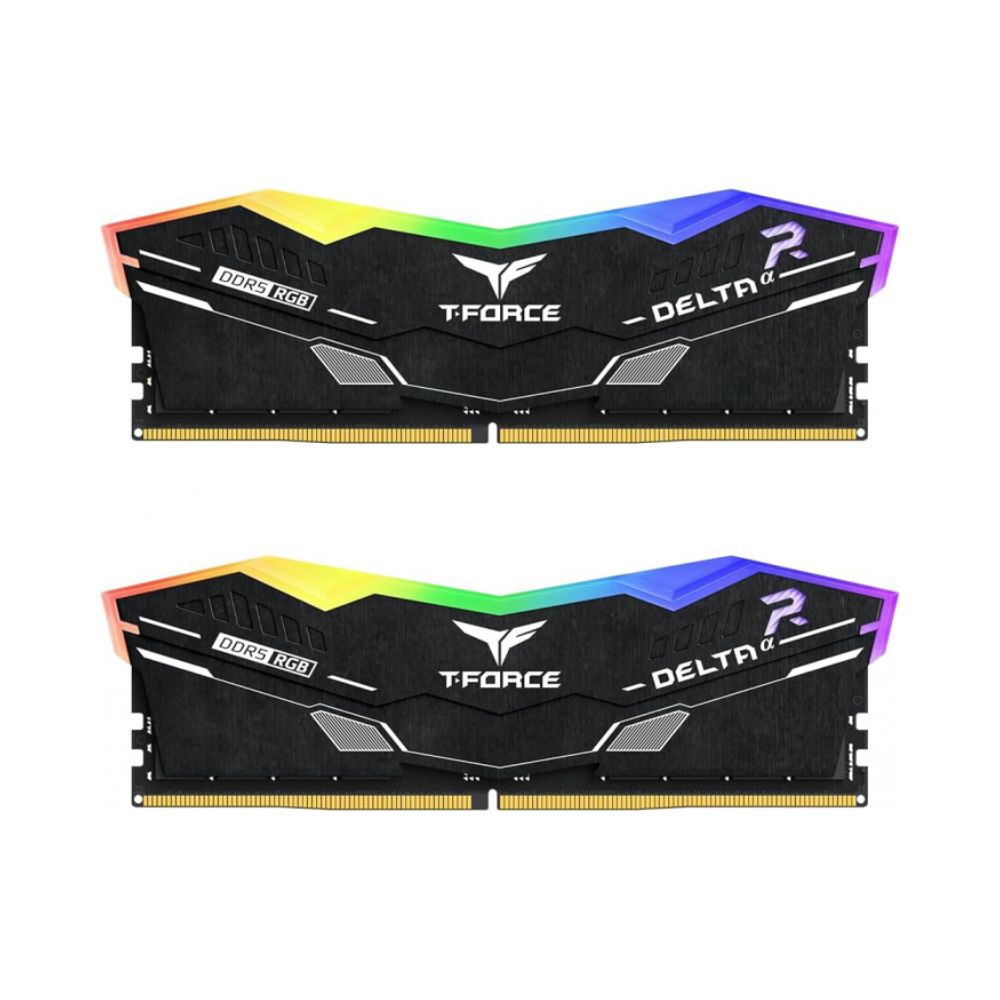 Купить Комплект модулей памяти Team Group T-Force Delta RGB 64Gb (32x2) DDR5 6000MHz, CL38, 1.3V, FF7D564G6000HC38JDC01, RTL в Алматы