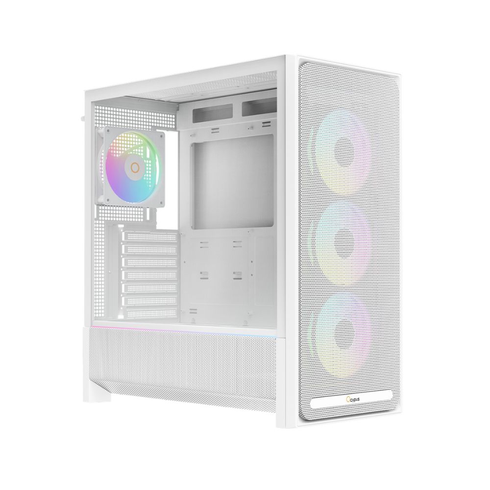 Купить Корпус Ocypus Delta C70 WH ARGB EATX/ATX/mATX/ITX Type-C Белый (Предустановленно 4x120мм ARGB Fans) Delta-C70-WHG400XX-GL в Алматы