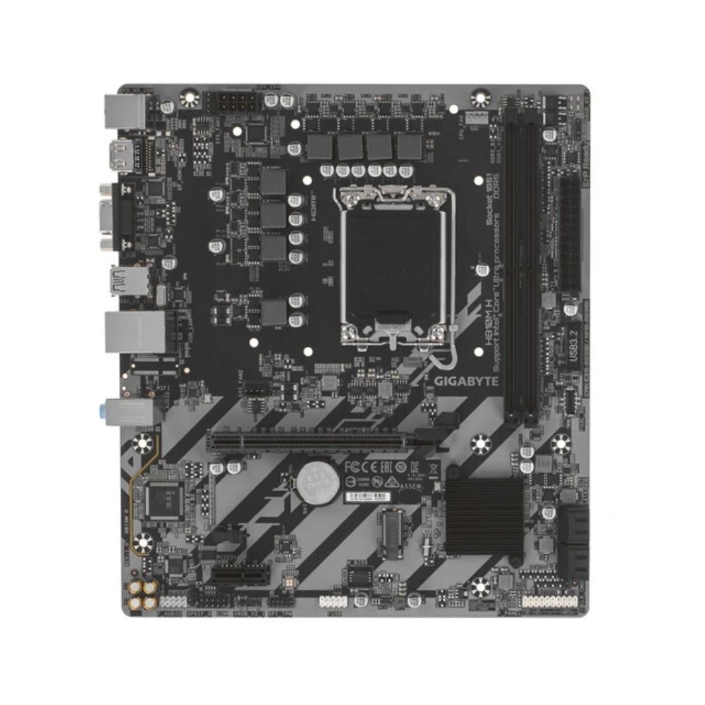 Купить Материнская плата GIGABYTE H810M H, LGA1851, H810, 2xDDR5, PCIe4.0, HDMI+VGA, 1xM.2, mATX в Алматы