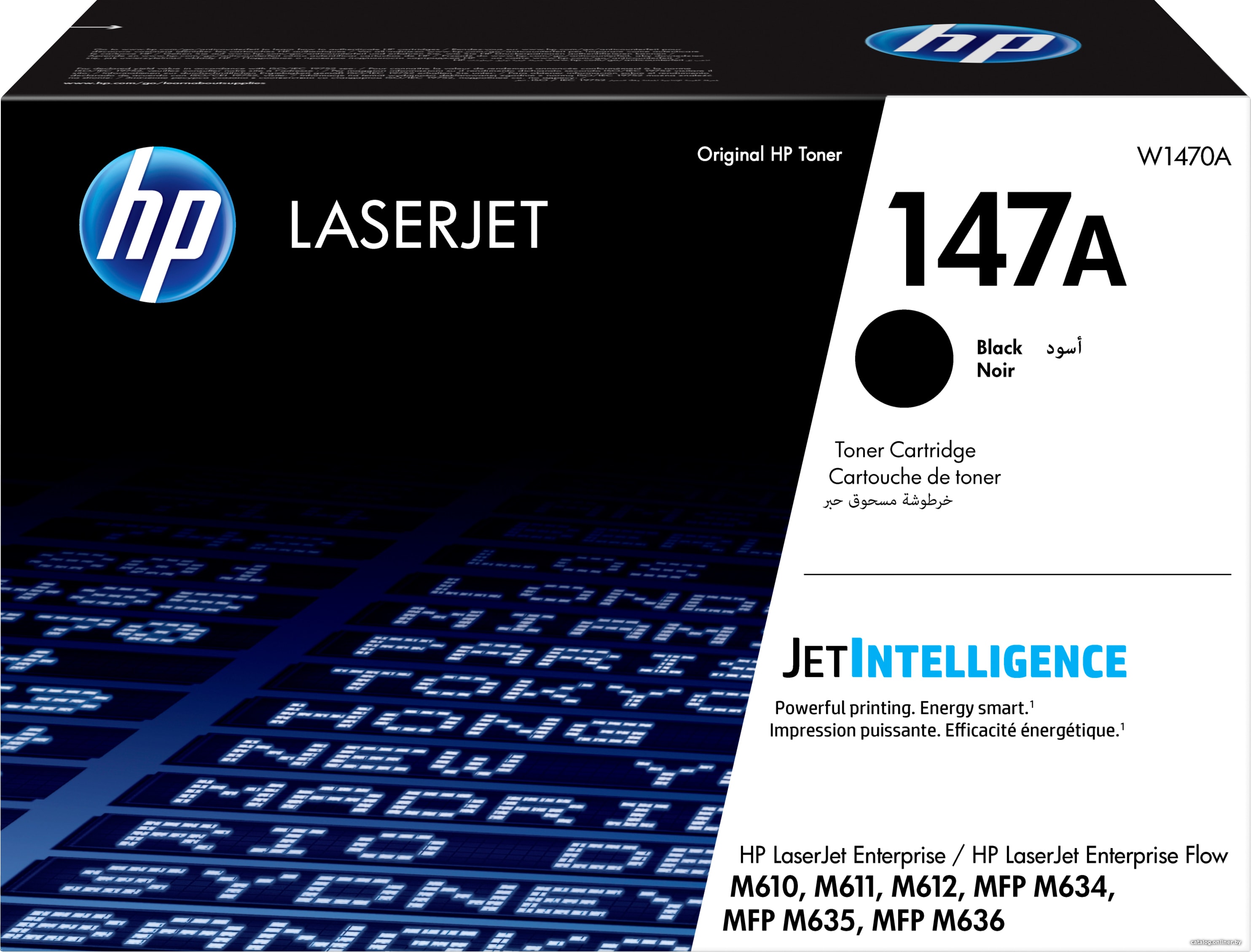 Купить 147A Black LaserJet Toner Cartridge for M611/M612/M635/M636, up to 10500 pages в Алматы
