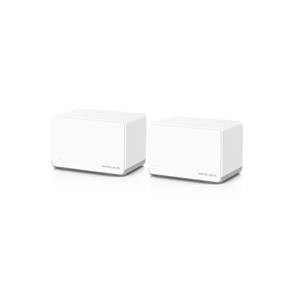 Купить Домашняя Mesh Wi-Fi система GbE AX1800 Mercusys Halo H70X(2-pack) <Wi-Fi 6, бесшовный роуминг 802.11k/v/r, 1201Mbps 5Ghz + 574Mbps 2.4Ghz, 802.11ax/ac/n/a, 3 порта LAN/WAN GbE> в Алматы