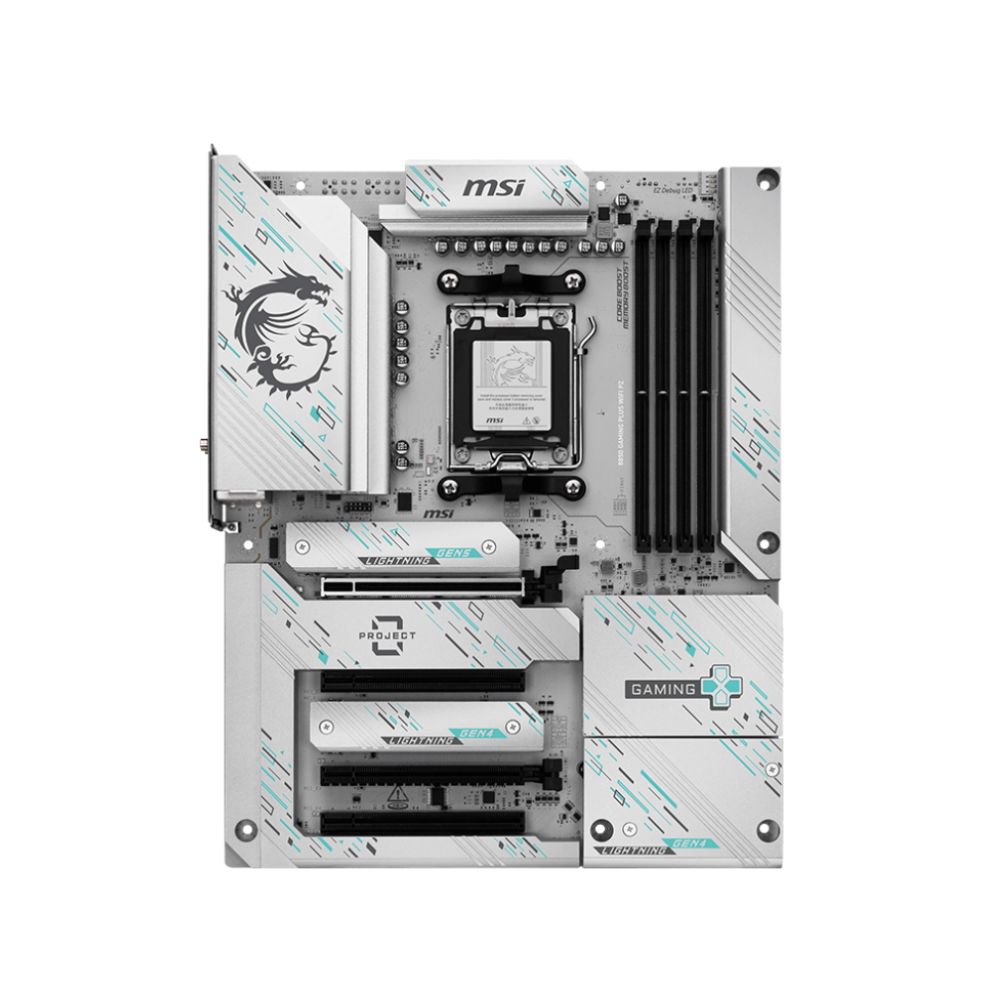 Купить Материнская плата MSI B850 GAMING PLUS WIFI PZ AM5 4xDDR5 4xSATA3 RAID 3xM.2 DP 2xType-C ATX в Алматы
