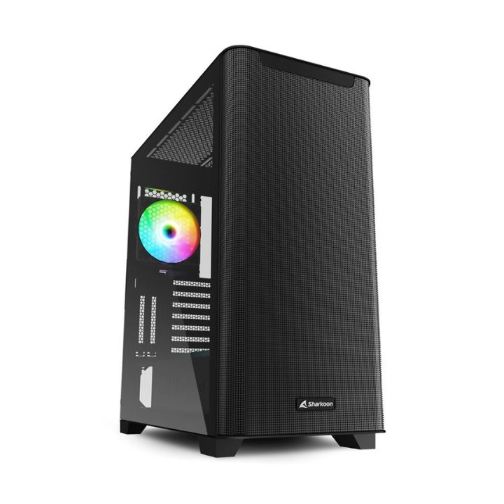 Купить Корпус ПК без БП Sharkoon M30 RGB <EATX, 2x3.5, 4x2.5,2xUSB 3.0, 1x TypeC, Audio, 457*220*488mm> в Алматы