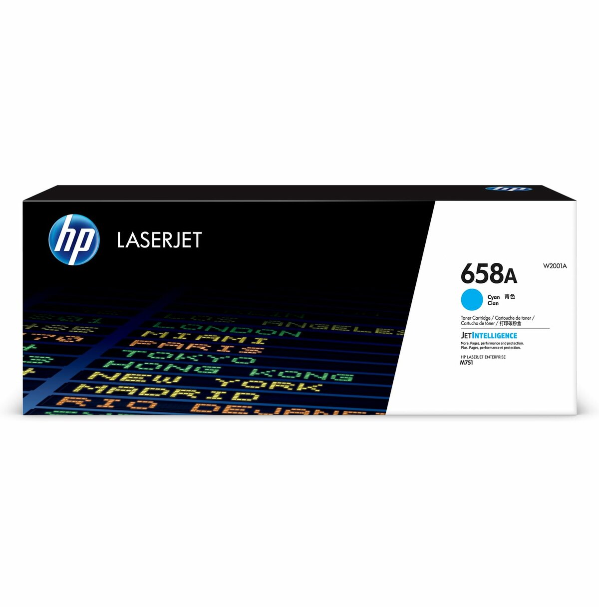 Купить HP W2001A 658A Cyan LaserJet Toner Cartridge  for Color LaserJet M751, up to 6000 pages в Алматы