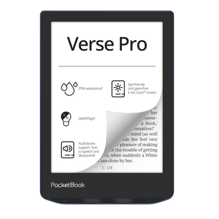 Купить Электронная книга PocketBook PB634-A-CIS лазурный в Алматы