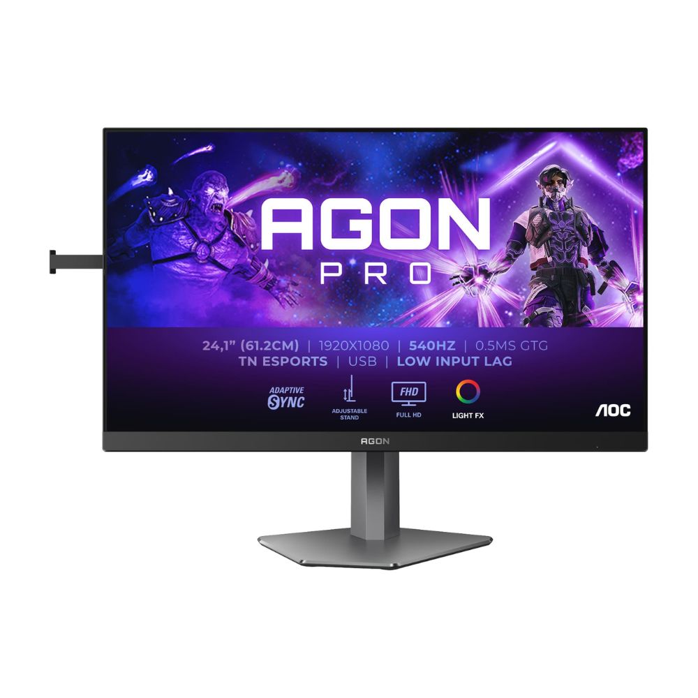 Купить Монитор Игровой 24,1" AOC AGON AG246FK IPS 540Hz 0,3ms 400cd/m2 1000:1 2xHDMI DP 4xUSB 3.2 Черный в Алматы
