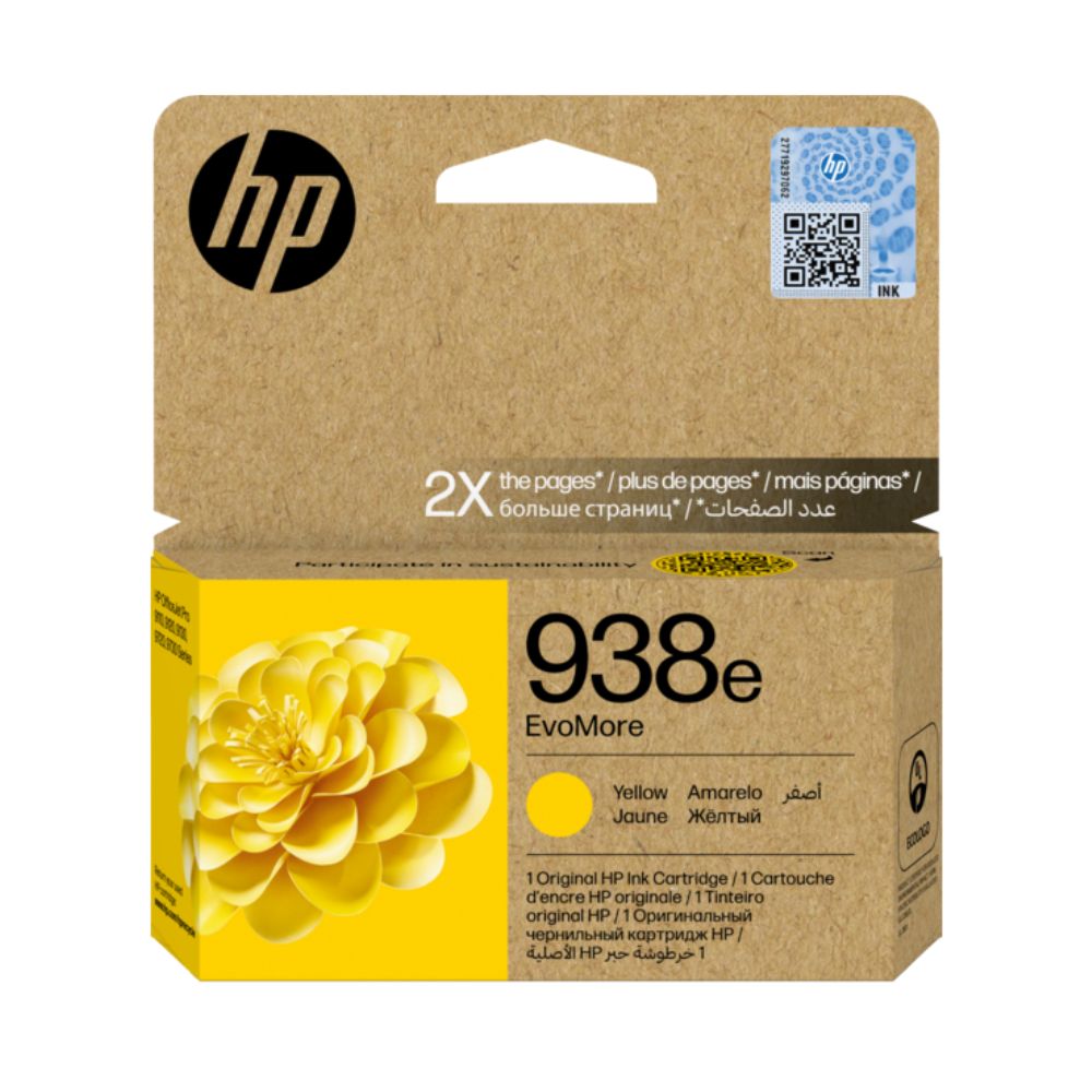 Купить HP 4S6Y1PE 938e EvoMore Yellow Original Ink Cartridge  for OfficeJet Pro 9730/9720, up to 1650 pages в Алматы