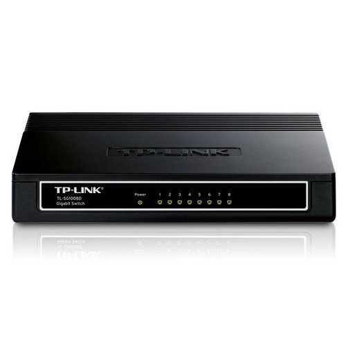 Купить Коммутатор GbE 8-портовый Tp-Link TL-SG1008D 8-port Gigabit Switch, пластиковый корпус в Алматы