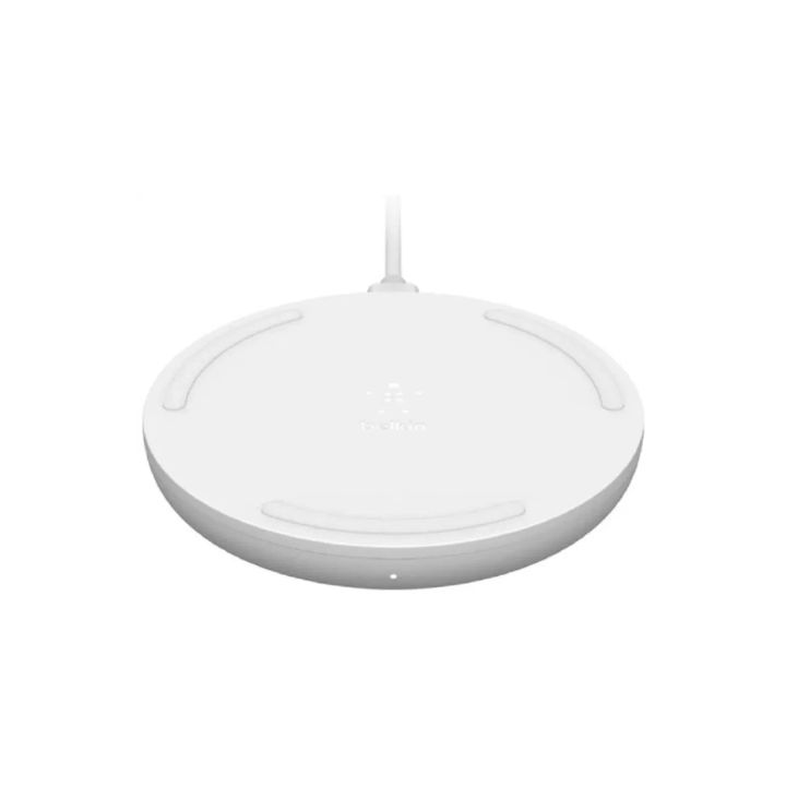 Купить Беспроводное зарядное устройство Belkin Pad Wireless Charging Qi, 10W, white в Алматы