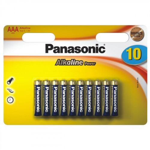 Купить Батарейка щелочная PANASONIC Alkaline Power AAA/10B /  в Алматы