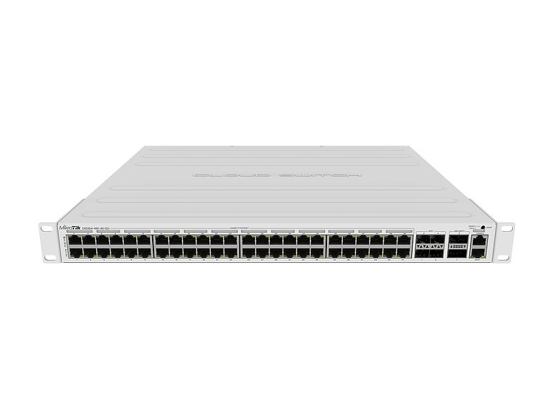 Купить Сетевой коммутатор MikroTik CRS354-48P-4S+2Q+RM Cloud Router Switch, 48x10/100/1000, 4x10G SFP+ в Алматы
