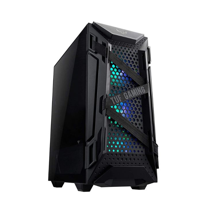 Купить Корпус ASUS GT301 TUF GAMING CASE/BLK/ARGB FAN/ ATX/micro ATX/mITX/EATX GT301/BLK в Алматы