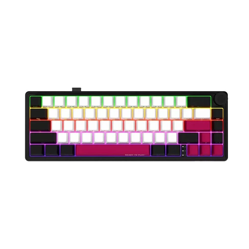 Купить LORGAR KBP70MW, Wireless 65% Mechanical Gaming Keyboard Pro, Black/red, EN/RU layout в Алматы