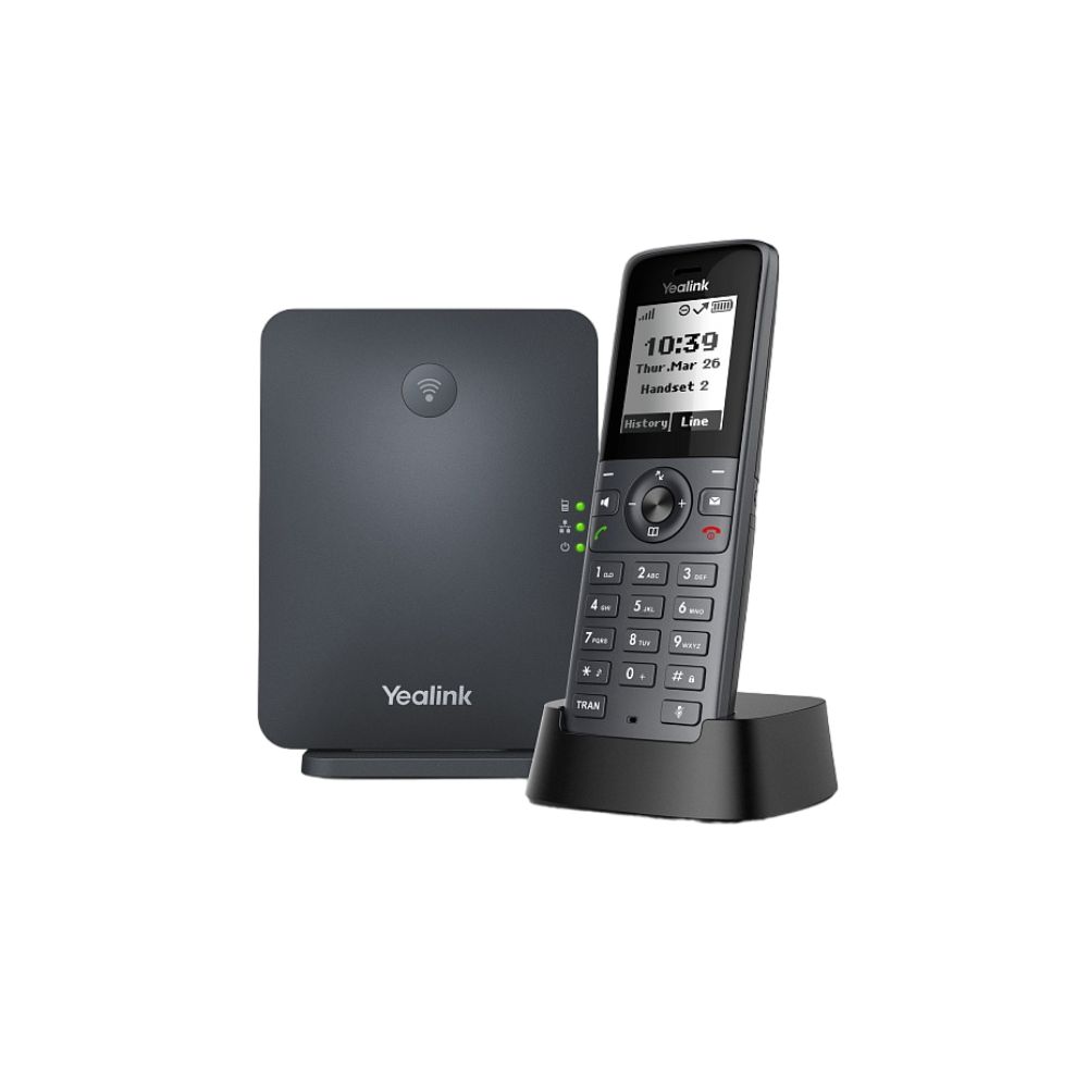 Купить Yealink W71P (база W70B+трубка W71H) 10 SIP-аккаунтов,&nbsp;10 трубок на базу,&nbsp;20 вызовов в Алматы