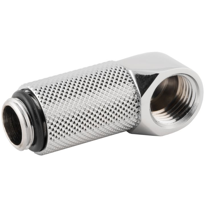 Купить Фитинг угловой Bykski B-RD90-EXJ25 <90гр. 25ММ, Папа-мама, Silver> в Алматы