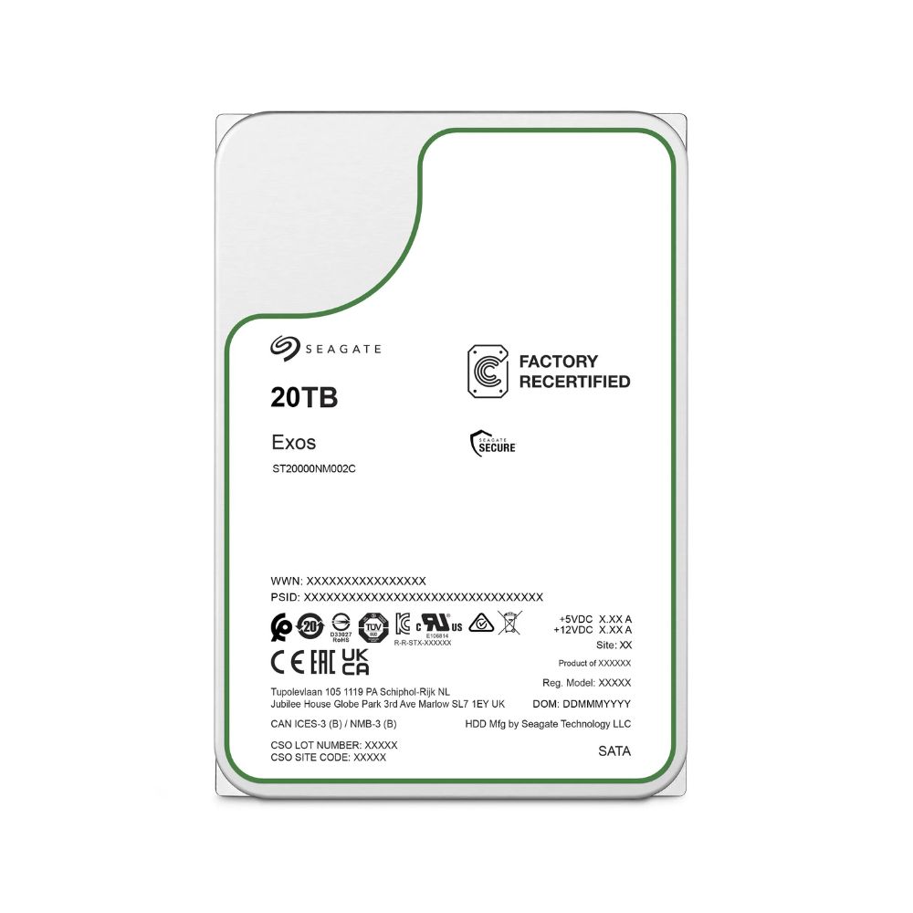 Купить Жесткий диск Seagate Exos X20 ST20000NM002C 20TB SATA в Алматы