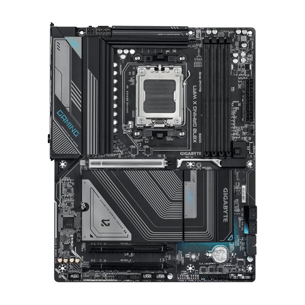 Купить Материнская плата GIGABYTE X870 GAMING X WIFI7, AM5 X870, 4xDDR5, HDMI+2xUSB4, 3xM.2, ATX в Алматы