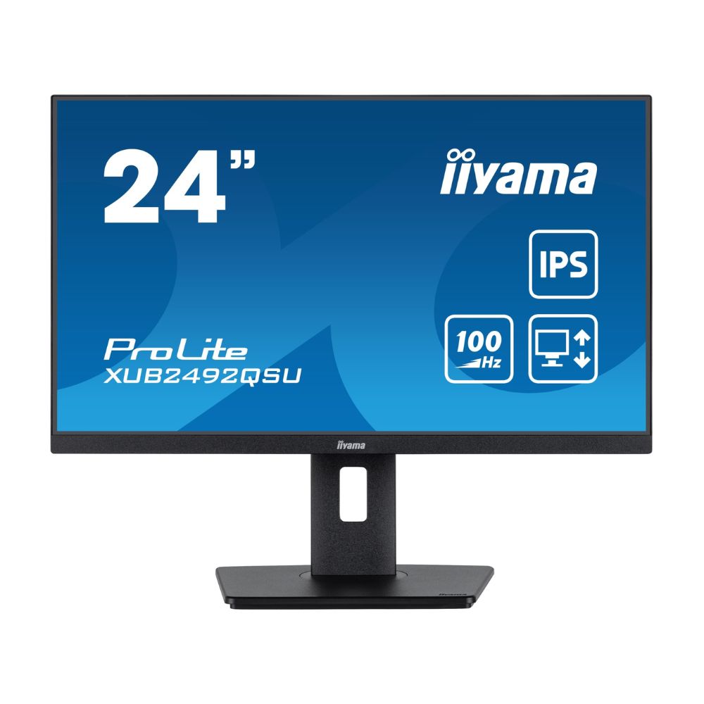 Купить Монитор LCD 23.8** 16:9 2560х1440(WQHD) IPS, 100 Hz, 300 cd/m2, 1000:1, 80M:1, 0,5 ms, HDMI, DP, USB-Hub, Height adj, Pivot, Tilt, Swivel, Speakers, Black в Алматы