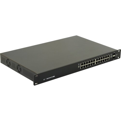 Купить Коммутатор 24PORT 1000M 2SFP POE UBIQUITI EdgeSwitch ES-24-250W в Алматы