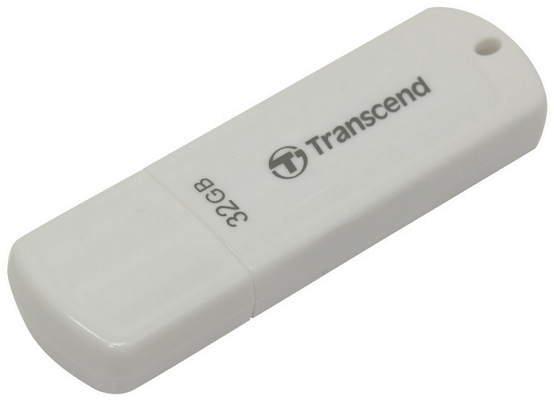 Купить USB Флеш 32GB 2.0 Transcend TS32GJF370 белый в Алматы