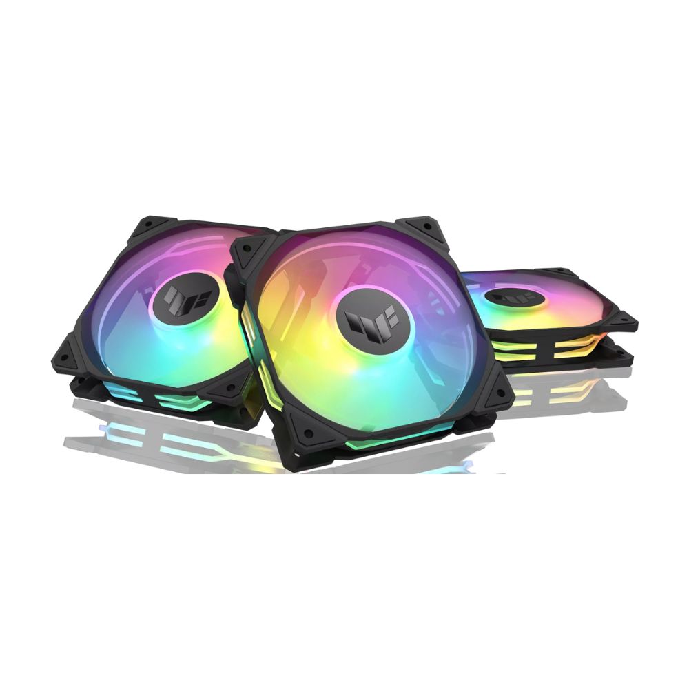 Купить Вентилятор для корпуса ASUS TUF GAMING TR120 FAN ARGB BLACK 3IN1 120x120x28 AuraSync TR120-1/BK/3 IN в Алматы