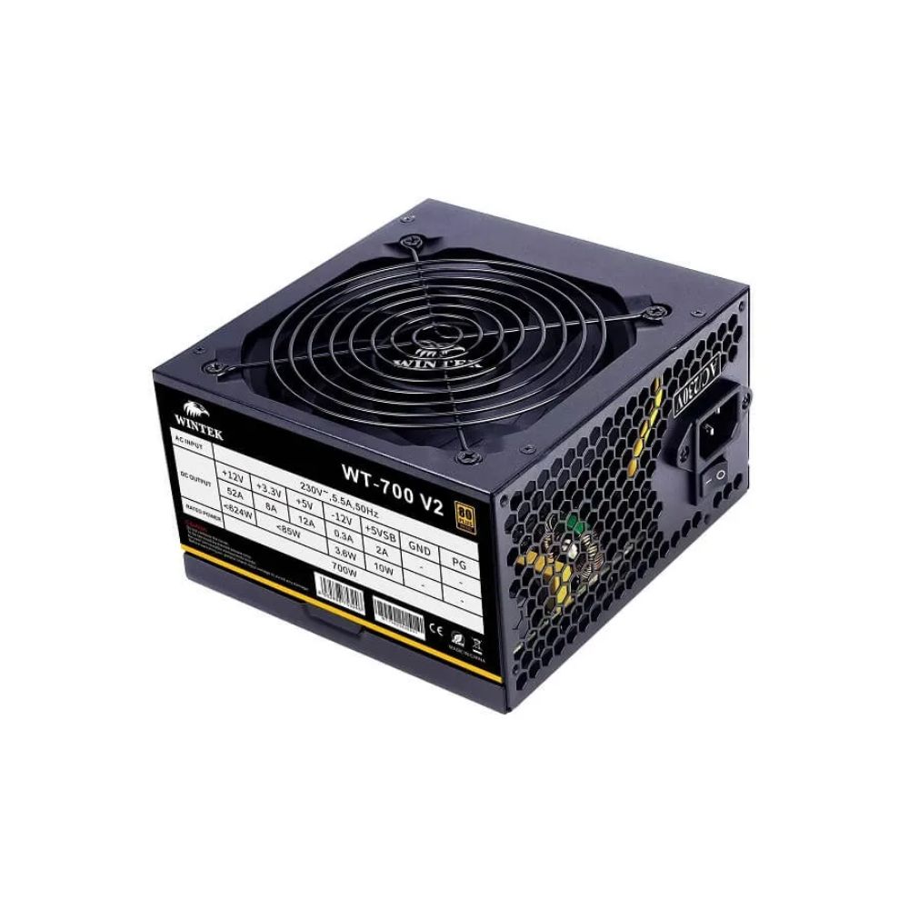 Купить Power supply ATX Wintek WT-700 V2, 700W, 80 Plus Bronze , black в Алматы