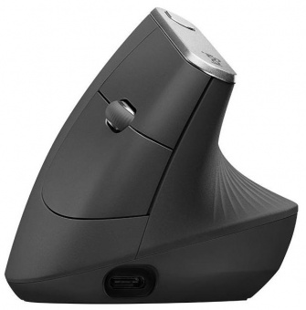 Купить Мышь беспроводная Logitech MX Vertical (400-4000 dpi, Bluetooth, 2.4 GHz/USB-ресивер (Logitech Unifying&reg;), 4 настраиваемые кнопки, перезаряжаемая литий-полимерная батарея (240 мА&middot;ч)) в Алматы