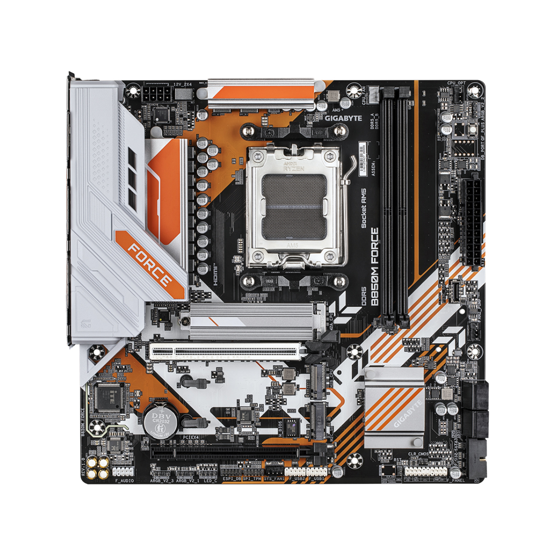 Купить Сист.плата Gigabyte B850M FORCE, B850, AM5, 2xDDR5, 2xPCI-E x16, M2, SATA, DP, HDMI, BOX в Алматы