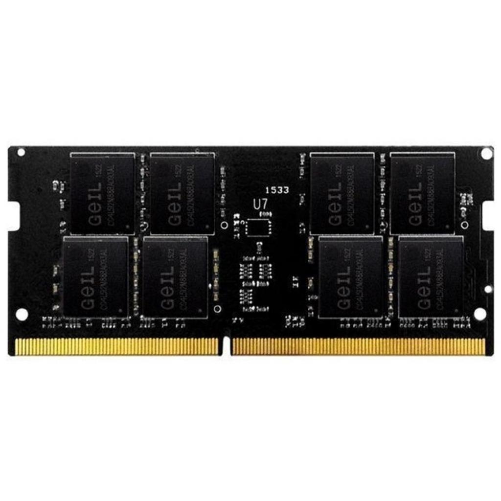 Купить Оперативная память для ноутбука 8Gb DDR4 2400MHz GEIL PC4-19200 SO-DIMM 17-17-17-39 GS48GB2400C17SC Retail Pack                                                                                                                                            в Алматы