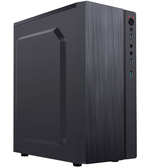 Купить Компьютерный корпус APEX-T05, БП 400W, black, MATX, 2xUSB 2.0, 1xUSB 3.0, 1x микр, 1х HD-Audio в Алматы